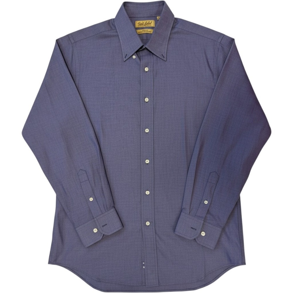 Roundtree & Yorke Gold Label Mens XL Purple Non-Iron Cotton Dress Shirt